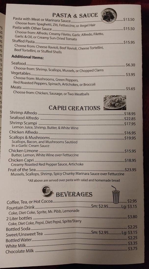 Capri Pizza & Italian Restaurant