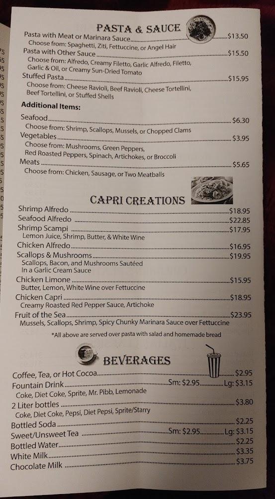Capri Pizza & Italian Restaurant Mozzarella Sticks